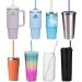 6PCS Reusable Plastic Swirl Straws 0.3 * 10.2" Colored Reusable Drinking Straw Tritan Reusable Plastic Straw Long Hard Tumbler Replacement Drinking Straws for Starbucks Tumblers - Buy Online on GoSupps.com