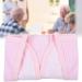 Adult Bib Reusable Waterproof Bibs For Adults Food Protectors Clothing Protector (31 * 42-Light pink) - Buy Online on GoSupps.com