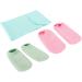 Qukaim Gel Spa Socks Moisturizing Gel Socks and Neck Wrap Set Skin Smoothing and Firming Spa Gel Nourishing Repair 2 Pairs Socks and 1 Neck Wrap - Buy Online on GoSupps.com