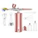 Rechargeable Kit with Compressor Wireless Set 600KPI 3Speed Adjustment Low Noise Stable Performances Kit Pink