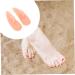Middle Toe Support Pad Nursing Foot Protectors - Set of 4 | Bunion Cushions & Toe Divider | Orthopedic Bunion Splint & Valgus Correction Tool - Buy Online on GoSupps.com