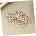 HAPINARY Hair Ornament Bridal Hair Clip Metal Hair Clips Veil Comb Wedding Crystal Hair Combs Barrettes for Women Bridal Veil Rhinestone Bobby Pins Fashion Headwear Accessories Bride French - Buy Online on GoSupps.com