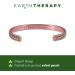 Women's Pure Copper Magnetic Healing Bracelet for Arthritis & Joint Pain Relief - Adjustable Rope Inlay Style | Earth Therapy Reddish Brown - Buy Online on GoSupps.com