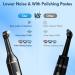 Rechargeable Tooth Polisher Kit - 5 Brush Heads 3 Polishing Pastes LED Light IPX6 5 Speed Modes - Professional Teeth Cleaning for a Bright Smile - Buy Online on GoSupps.com