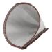 Permanent coffee filter conical robust odorless reusable coffee filter made of 304 precise steel for the office (S for 1 to 2 cups)