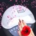 Professional 48W UV LED Nail Dryer Lamp - Portable Nail Art Hardening with LCD Display - Sun5 White Light for Gel Nails - International Shipping Available - Buy Online on GoSupps.com