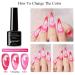 Supwee 2-in-1 Color Changing Cat Eye Gel Polish Set | Crystal Cat Eye Nail Gel Polish with Holographic Glitter | 8 Color Set - 7ml - Buy Online on GoSupps.com