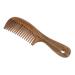 Comb Hair Care Hair Comb Professional Hair Comb Handmade Wooden Hair Comb Brush with Handle Home Salon Hair Cutting Comb Hair Brush (Color : Wide Tooth)