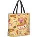 OPSREY Delicious Sweet Ramen printed Tote Shopping Bag Tote Organiser Bag Ladies Shoulder Bag Delicious Sweet Ramen One Size - Buy Online on GoSupps.com