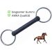AMKA Rubber Bridle with 18mm Flexible Thickness Bar Bit & 65mm Rings - Optimal Horse Gear for International Shipping - Buy Online on GoSupps.com