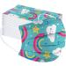 50 Pcs Kids Face Cover Disposable 3 Ply Cute Cartoon Printing Face Bandanas (#18) - Buy Online on GoSupps.com