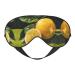 Lemon Fruit Print Double-Sided Eye Mask Soft and Light Blocking for Enhancing Sleep Quality