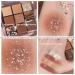 AMY'S DIARY Dark Brown Eyeshadow Palette - Copper Glitter Matte Shimmer Eye Makeup for Hazel Eyes | Waterproof & Long Lasting - Buy Online on GoSupps.com