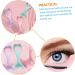 BIUDECO Makeup Gadgets Mascara Brush Silicone Molds for Candles Eyeliner Applicator Tool Eyeliner Aid Eyelash Comb Make up 15X5.7CM Pink - Buy Online on GoSupps.com