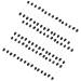 PLAFOPE 100pcs Eye Shadow Stick Eyeshadow Sticks Eyeshadow Applicator Pads Makeup Eyeshadow Emulsion Black 7.5x0.5cm Black