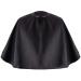 Beaupretty short hair cloak waterproof mini haircut smock styling biben hairdresser cloak hair dye apron for home salon black