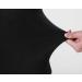 Ibluelover Elastic Abdominal Binder for Women - Plush Warm Lower Waist Support Belt | Breathable Slim Stomach Compression Wrap - Black - Buy Online on GoSupps.com