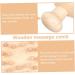 Healvian Wooden Massage Comb - Gua Sha Head Massager for Dandruff & Lymphatic Therapy - Natural Beech Child-Friendly Scraper - Buy Online on GoSupps.com