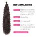 22 Inch Deep Twist Crochet Hair - 3 Packs Ocean Wave Curly Bohemian Braids - Synthetic Hair Extensions for Women & Girls (Color 4#) - Buy Online on GoSupps.com