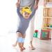 Umtiti Baby Adjustable Helmet with Knee Pads & Socks for Crawling and Walking - Zoo Yellow (Set of 3) - Buy Online on GoSupps.com