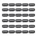 Pack of 30 Wig Clips Wig Clips for Extensions 32 mm U-shape Snap Comb Clips with Silicone Back (black) black 32mm U-shape