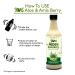 AVG Health Organics Aloe & Amla Berry Aloevera & Amla Juice with Ashwagandha Immunity Booster Natural Detox Sugar Free 500ML | Pack of 2 - Buy Online on GoSupps.com