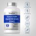 Calcium Magnesium Zinc Supplement 300 Coated Caplets Non-GMO Gluten Free by Piping Rock - Buy Online on GoSupps.com