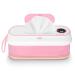 Portable Wipe Warmer, Baby Wet Wipes Dispenser USB Charged - 2 Modes Temperature Control Diaper Wipe Warmer LCD Display for Travel Indoor, BPA-Free