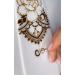 Reusable Henna Hand Template for Homemade Mehendi Art - White | Beginner Kit for Temporary Body Tattoo Practice - Buy Online on GoSupps.com