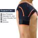 Adjustable Shoulder Support Brace | Joint Compression Strap for Men & Women | Ideal for Sports & Gym - Buy Online on GoSupps.com