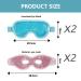 FengQ Cooling Gel Eye Mask - Reusable Relief for Dark Circles Migraines & Eye Fatigue - 4 Pack in Pink & Blue - Buy Online on GoSupps.com