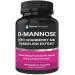 D Mannose Capsules with 600mg D-Mannose Powder Per Cap - with Added Cranberry and Dandelion Extract to Aid in Bladder, Urinary Tract and UTI Support - 120 Veggie Caps