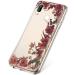 Shop Huawei P20 Lite Case - Transparent TPU Silicone Cover with Retro Flowers | Ultra Thin Protective Shell - Buy Online on GoSupps.com