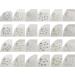 3D Metal Nail Nail Embellishments 20pcs Bowknot Nail Decorations For Individual Styles Nail Embellishments 04 white K - Buy Online on GoSupps.com