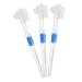 Minkissy 15 STK False toothbrush prosthesis toothbrush for false teeth denture Brush bush cleaner brush tool double -sided toothbrush foldable cleaning brush toothpaste dentures