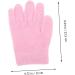 Healeved 2 Pairs Gel Care Kit Moisturizing Gel Spa Gloves Socks Booties for Dry Skin & Feet Moisturizing Socks Foot Care Socks Spa Beauty Gloves Skin Care Man Accessories Pink Yarn - Buy Online on GoSupps.com