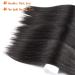 Brazilian Virgin Hair Weave Bundles - 10 12 14 Silky Straight 12A Grade Unprocessed Hair Extensions - Natural Black - 300g Total Weight - Buy Online on GoSupps.com
