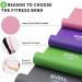 Buy Premium Elastic Fitness Straps | Stretch Bands for Yoga & Strength Training | Anti-Slip Resistance - 1.5m in Pink Violet & Green - Buy Online on GoSupps.com