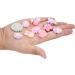 Onwon 100 Pieces 3D Candy Color Resin Flatback Buttons for DIY Hair Clips and Scrapbooking - Buy Online on GoSupps.com