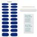 JMEOWIO Semi Cured Gel Nail Strips Royal Blue Gel Nail Stickers Nail Supplies Nail Art Design Decoration Accessories - Buy Online on GoSupps.com