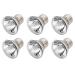Wooluck turtle heat lamp light bulbs 25W 220V UVA + UVB full spectrum sun lamp E27 Dimmable halogen light lamp reptiles heating for reptile lizard reptiles and amphibians (6 pieces) 6PCs 25W