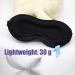 100% Blackout 3D Eye Mask for Sleeping with Adjustable Eyelash Protector - Breathable and Comfortable Sleep Mask for Women and Men - Ideal for Travel, Naps, Breaks, and Yoga - Buy Online on GoSupps.com