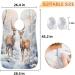 Snowy Deer Beard Bib Apron | Beard Hair Catcher for Men | Perfect Gift for Dad Husband | Fathers Day Anniversary Christmas - Buy Online on GoSupps.com