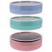 FRCOLOR 9 Pcs Makeup Brush Cleaning Box Reusable Sponge Reusable Dish Sponge Color Removal Sponge Reusable Cleaning Box Cleaning Tools Make up for Face Makeup Tool Accessory Round 8x2cmx3pcs Assorted Colorx3pcs