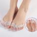 ALINZO Gel Toe Separators for Bunion Relief - Orthopedic Bunion Splint & Big Toe Straightener - Hammer Toe Corrector & Foot Brace (Black) - Buy Online on GoSupps.com