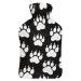 White Paw Hot Water Bottle With Cover Plush Bed Bottle Hand Warmer For Adults And Children 26.5X15.3cm