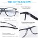 YIMI Progressive Photochromic Multifocus Reading Glasses - Men & Women - Anti Blue Light UV Sun Readers - Black 1.5x - Spring Hinge Computer & Outdoor Use - Buy Online on GoSupps.com