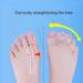 ALINZO Bunion Corrector & Toe Separators - Orthopedic Bunion Splint for Big Toe Pain Relief - Hallux Valgus Brace - Day/Night Support (Blue) - Buy Online on GoSupps.com