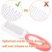 Baby Hair Brush and Comb Set for Newborns & Toddlers - Soft Goat Bristles, Ideal for Cradle Cap | Pink - Perfect Baby Registry Gift - Buy Online on GoSupps.com