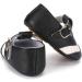 LACOFIA Baby T-Bar Sneakers 3-6 Months - Black | Infant Anti-Slip First Walking Shoes - Buy Online on GoSupps.com
